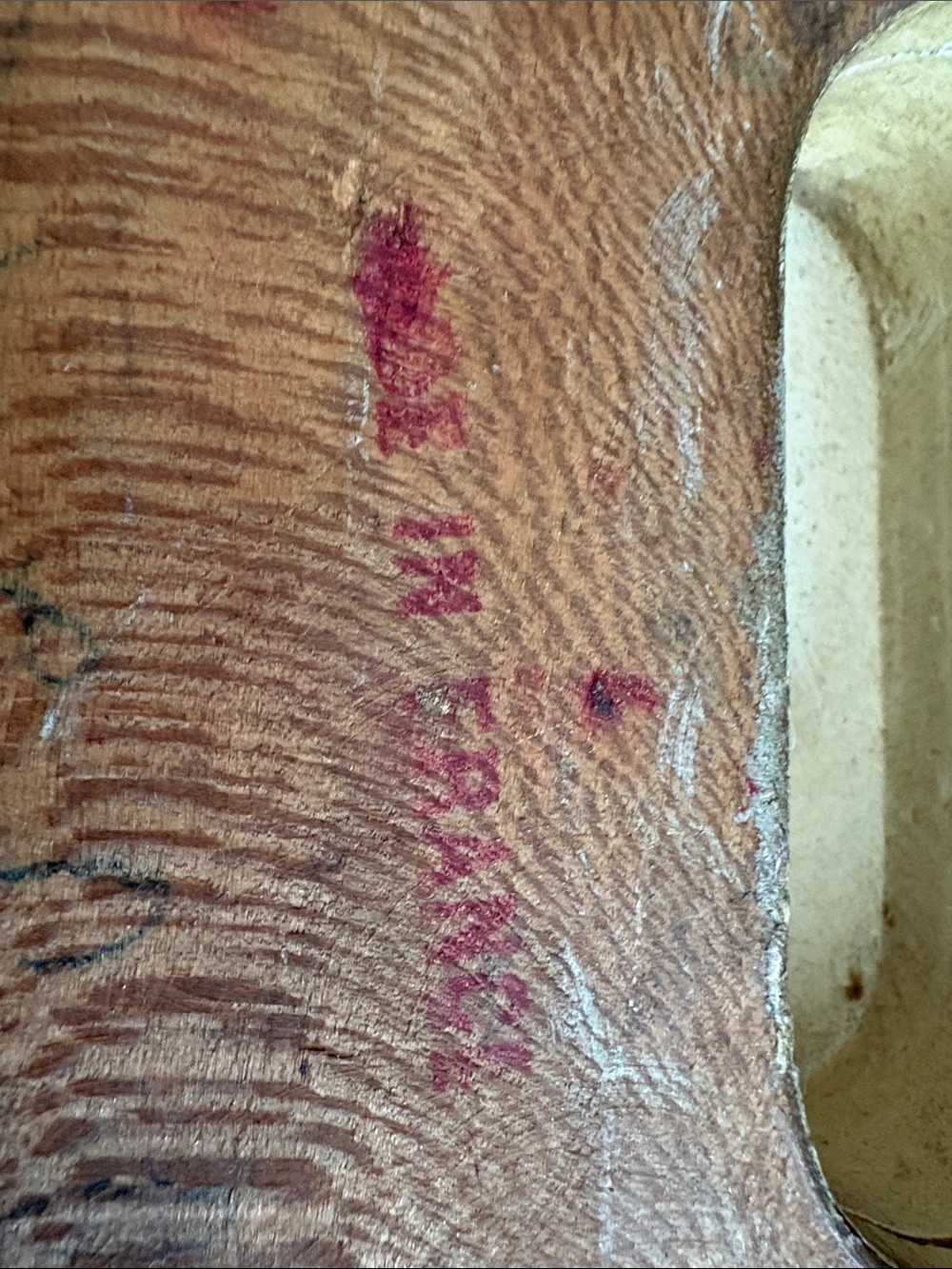 LARGE BLOCK STAMP- OLD made in France 🇫🇷 textiles - Picture 14 of 16